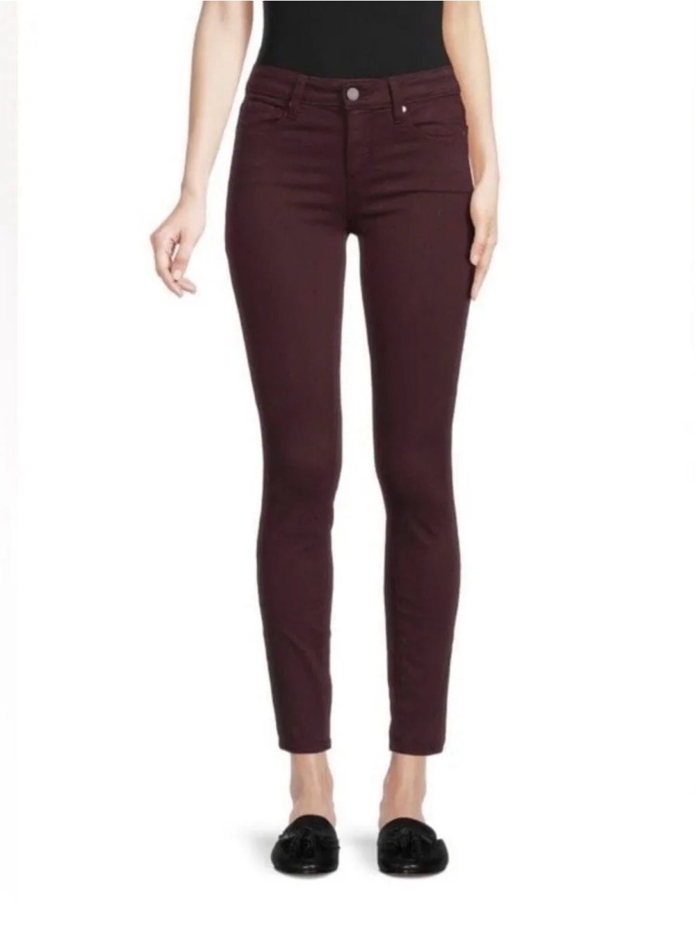 PAIGE $189 Verdugo Ultra Skinny Jeans in Dark Wine 25